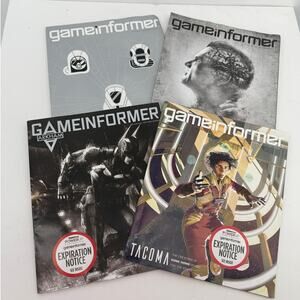 Game Informer Magazine Lot 4 Batman Arkham Tomb Raider Gaming Collectible Issues